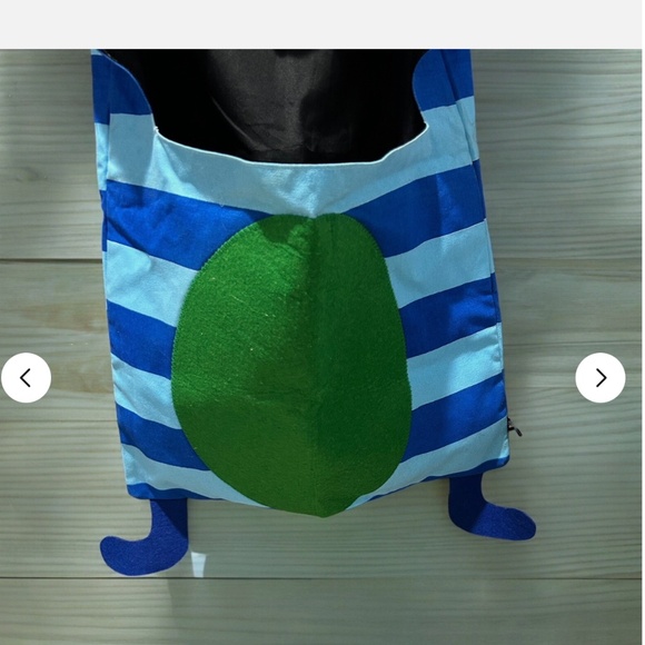 Awesome Canvas kids Monster Bag-Storage or Hamper wall hanging, durable, large - Picture 6 of 6